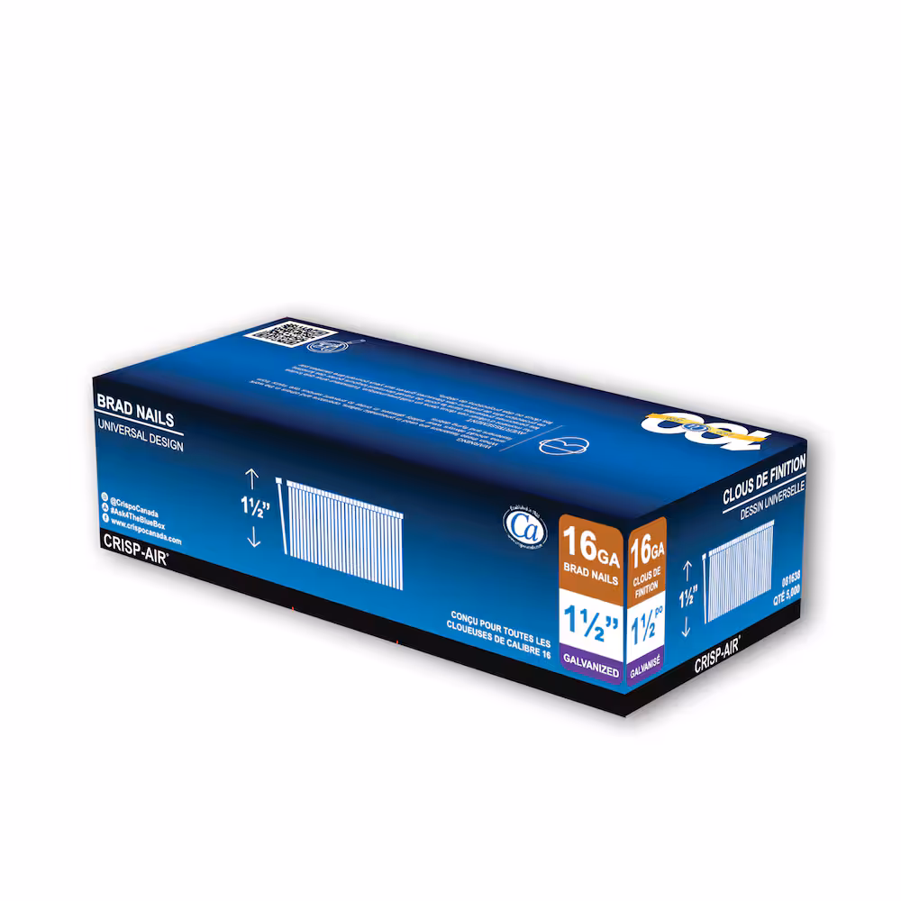 081638 16 Gauge 1 1/2" Brad Nail
x 5000 - Ritchie's Building & Flooring Centre