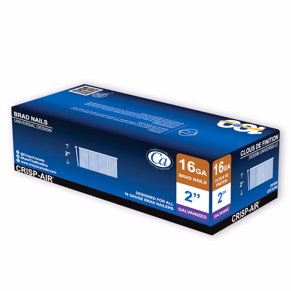 081650 16 Gauge 2" Brad Nail x
5000 - Ritchie's Building & Flooring Centre