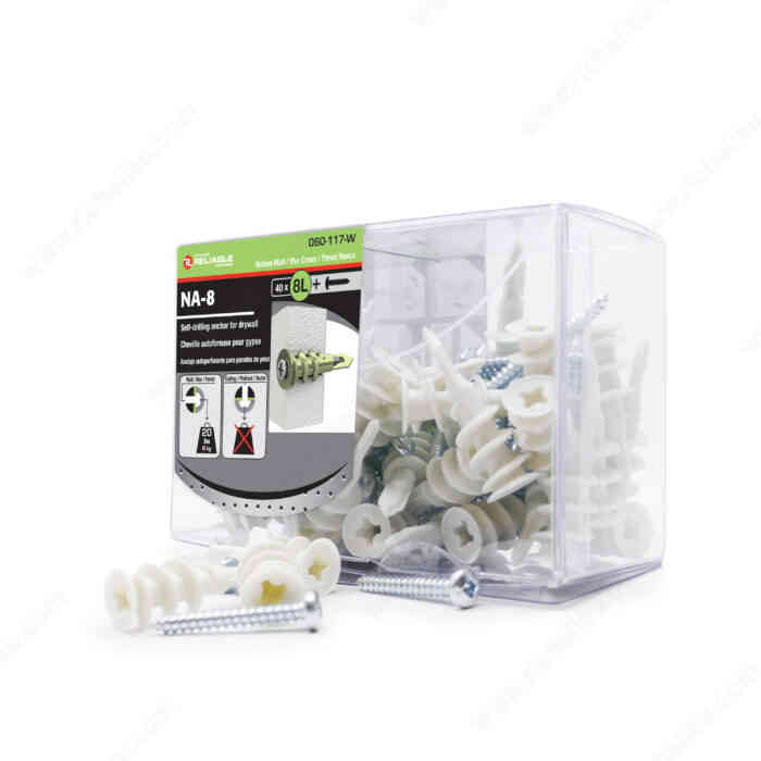 Plastic Drywall Anchor NA8LVVA - Ritchie's Building & Flooring Centre