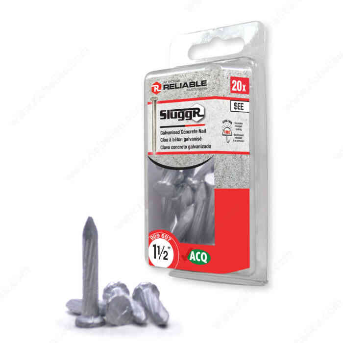 Sluggr 1-1/2" Concrete Nail
CNG112MR - Ritchie's Building & Flooring Centre