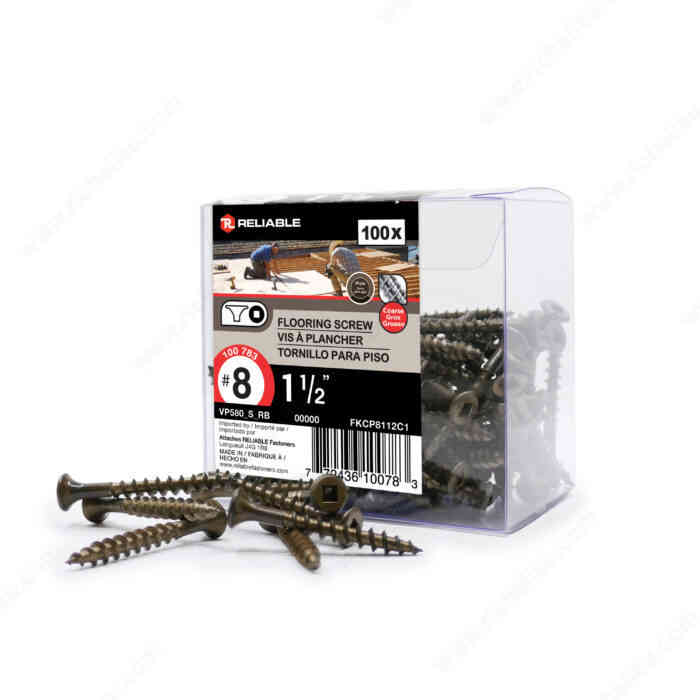 1-1/2" Floor Screw (100pk)
FKCP8112C1 - Ritchie's Building & Flooring Centre