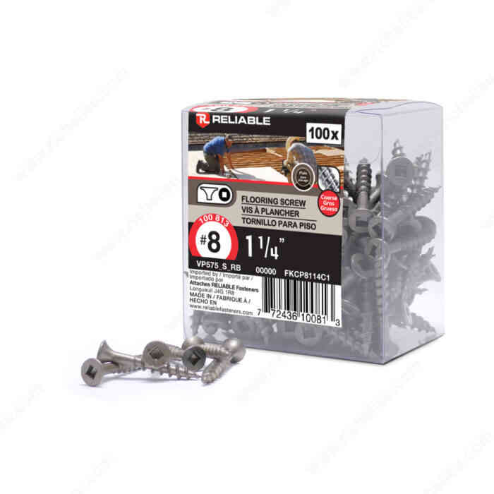 1-1/4" Floor Screw (100pk)
FKCP8114C1 - Ritchie's Building & Flooring Centre