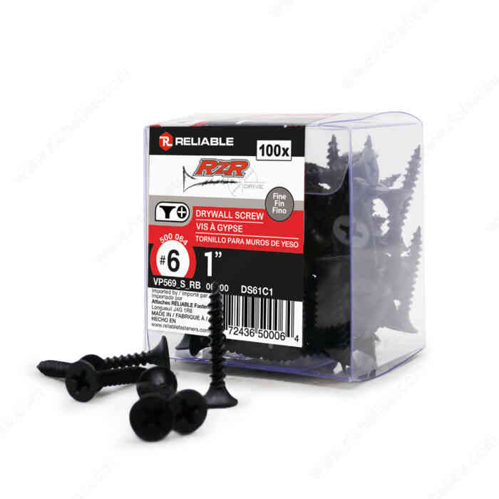 1" Drywall Screw (100PK) Fine
DS61C1 - Ritchie's Building & Flooring Centre