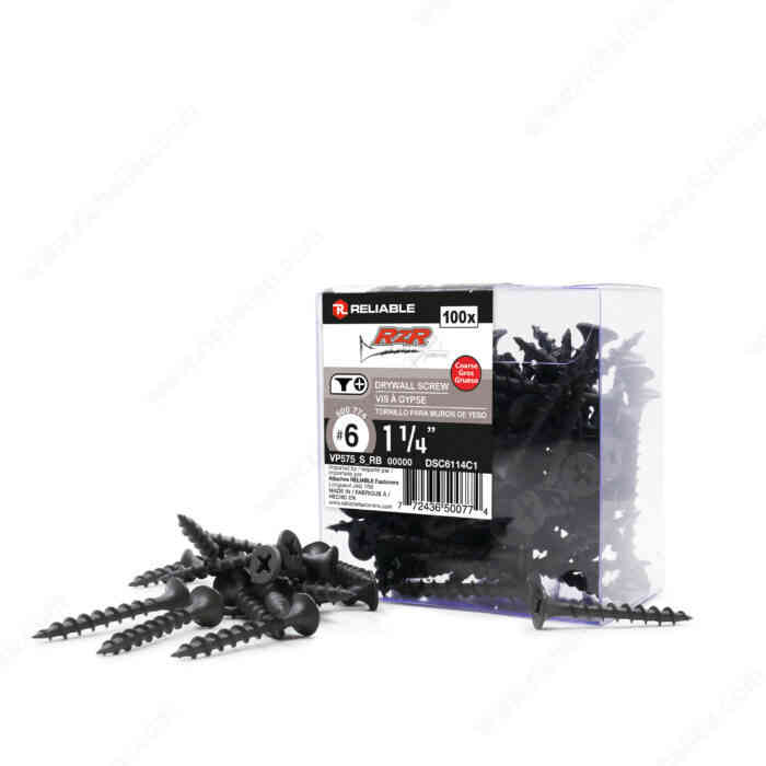 1-1/4" Drywall Screw (100PK)
Coarse DSC6114C1 - Ritchie's Building & Flooring Centre