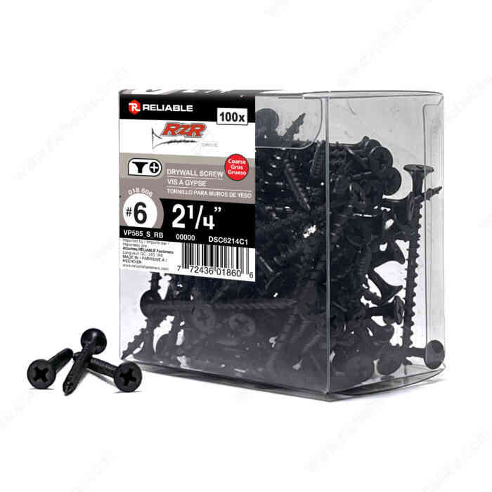2-1/4" Drywall Screw (100PK)
Coarse DSC6214C1 - Ritchie's Building & Flooring Centre