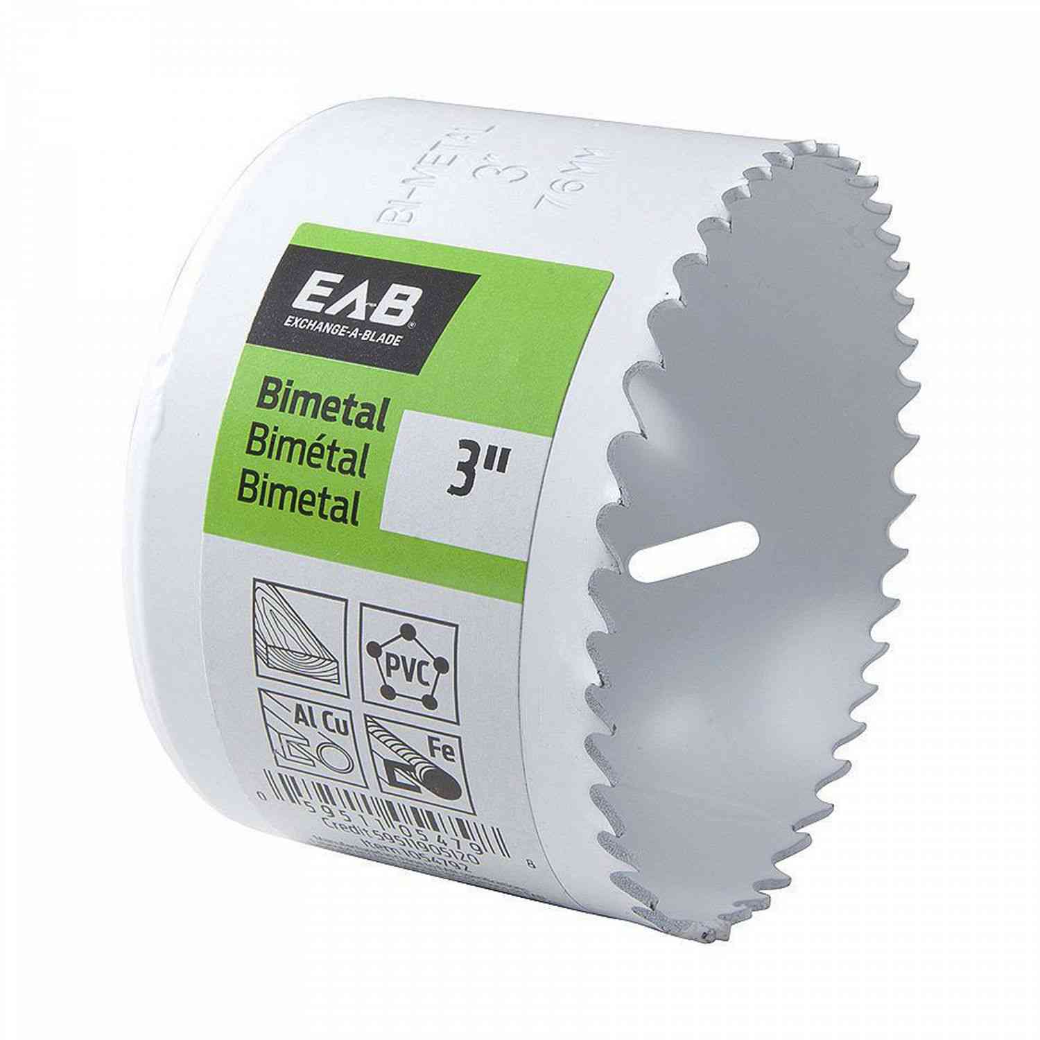 EAB Hole Saw 3" 1054792 - Ritchie's Building & Flooring Centre