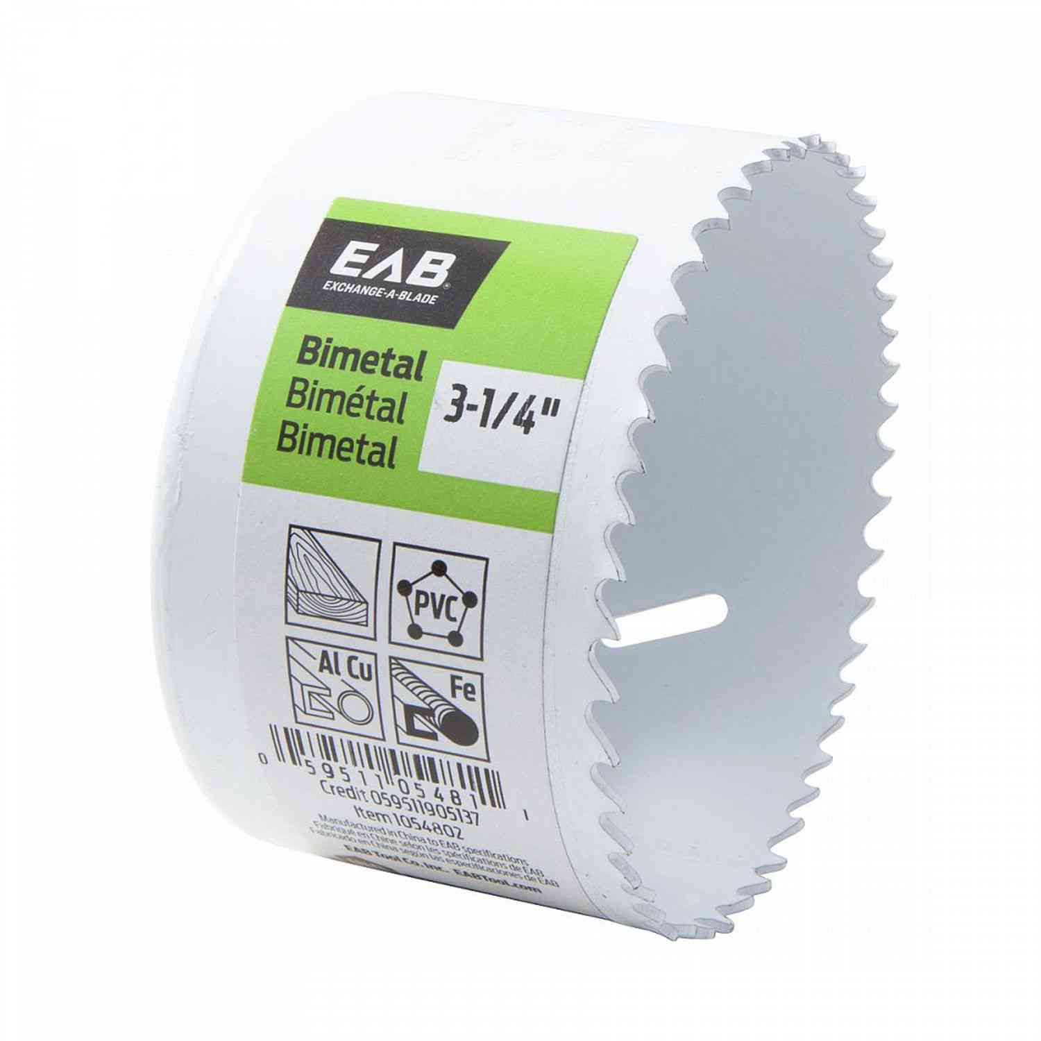 EAB Hole Saw 3 1/4" 1054802 - Ritchie's Building & Flooring Centre