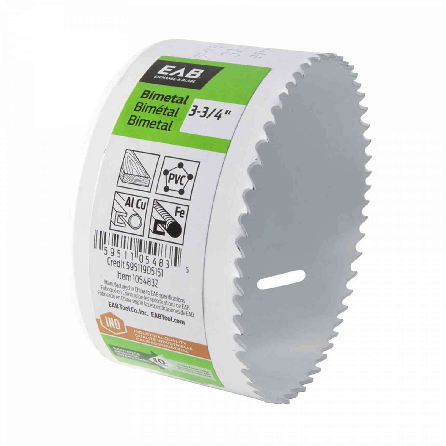 EAB Hole Saw 3 3/4" 1054832 - Ritchie's Building & Flooring Centre