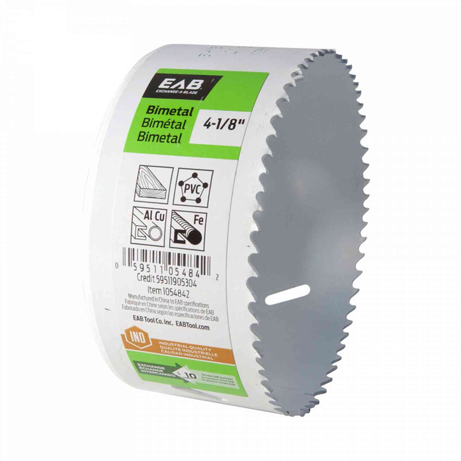 EAB Hole Saw 4-1/8" 1054842 - Ritchie's Building & Flooring Centre