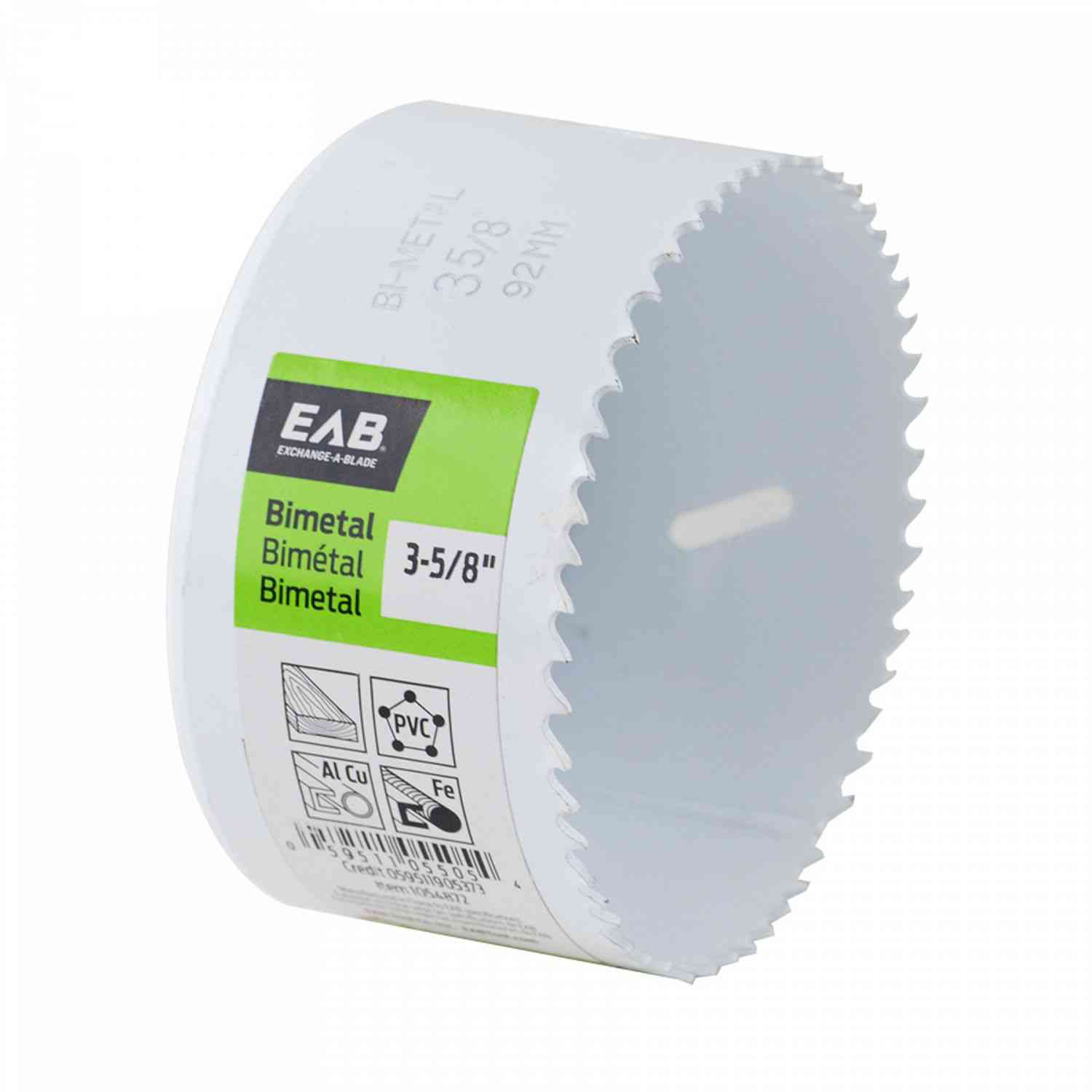 EAB Hole Saw 3 5/8" 1054872 - Ritchie's Building & Flooring Centre