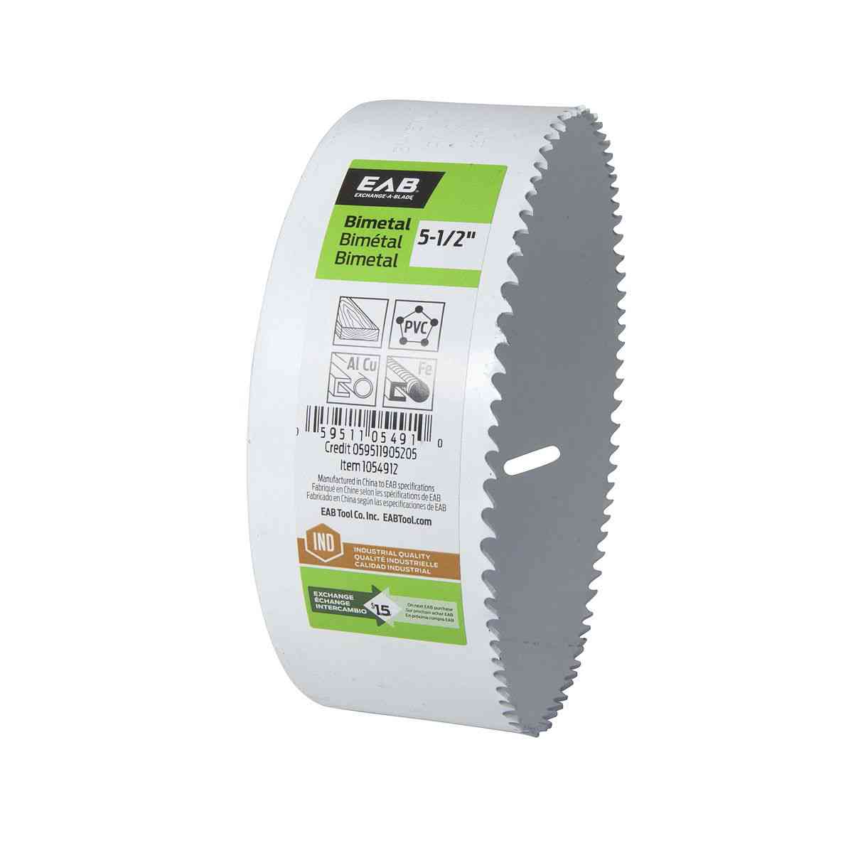EAB Hole Saw 5 1/2" 1054912 - Ritchie's Building & Flooring Centre