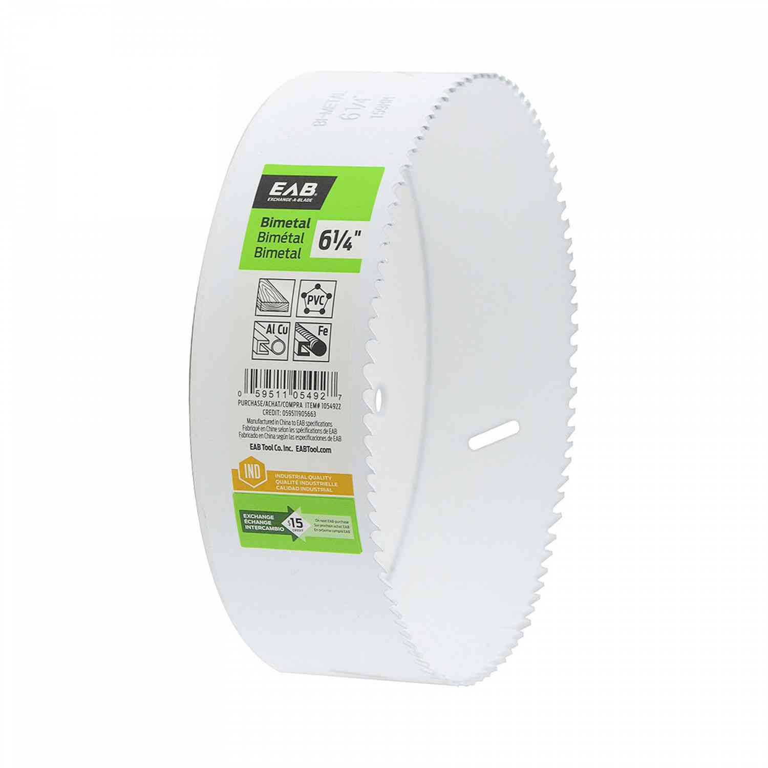 EAB Hole Saw 6 1/4" 1054922 - Ritchie's Building & Flooring Centre
