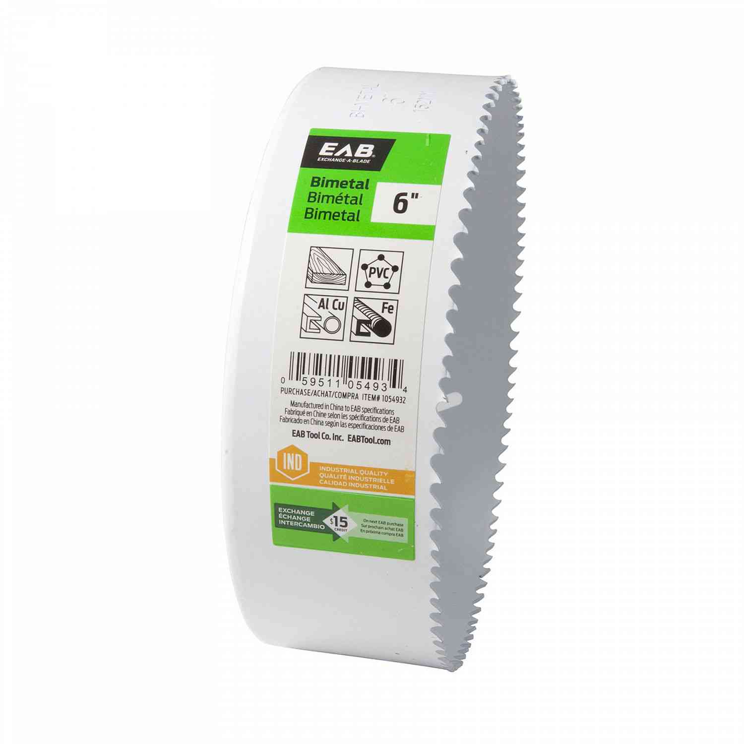 EAB Hole Saw 6" 1054932 - Ritchie's Building & Flooring Centre