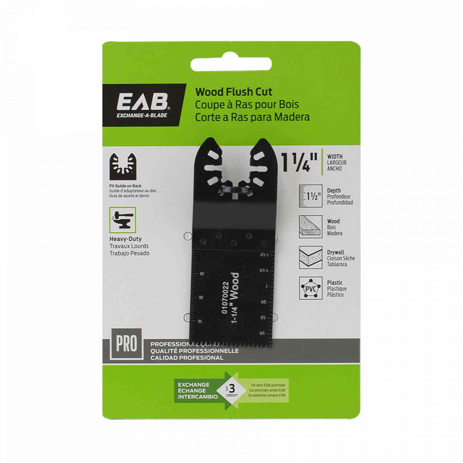 EAB 1070022 Wood Flush 1 1/4" - Ritchie's Building & Flooring Centre