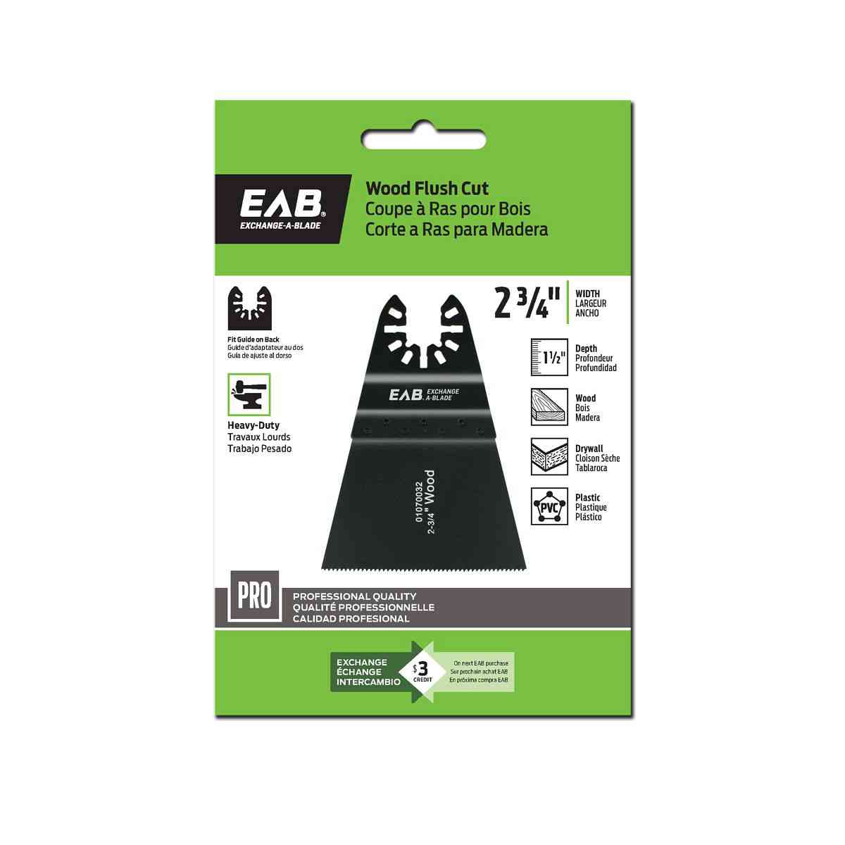 EAB 1070032 Wood Flush 2 3/4" - Ritchie's Building & Flooring Centre