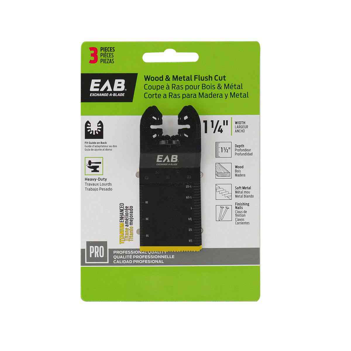 EAB 1070582 Flush Cut Blade 3PK
1-1/4" - Ritchie's Building & Flooring Centre