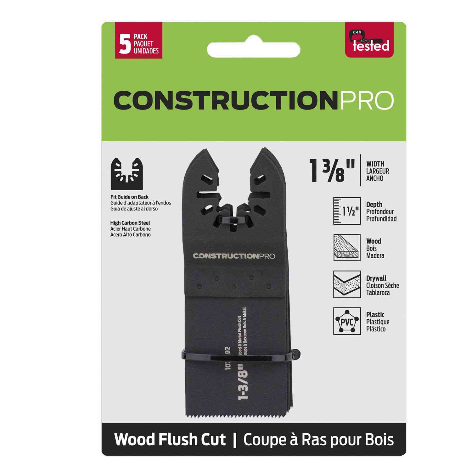 EAB 1071592 Wood/Metal 1 3/8"x5
pk - Ritchie's Building & Flooring Centre