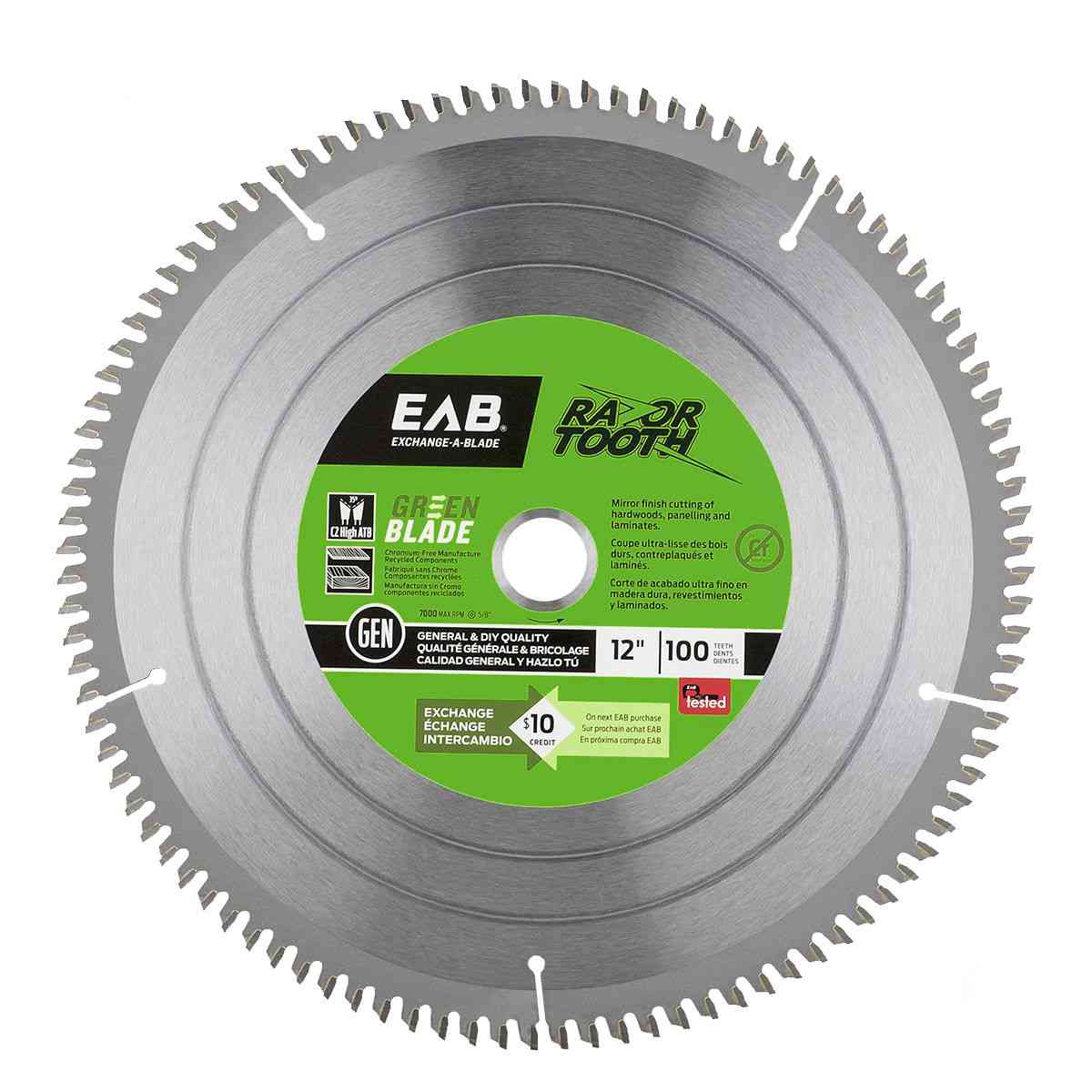EAB Razor Tooth 12" x 100T
Finishing Blade 1110272 - Ritchie's Building & Flooring Centre