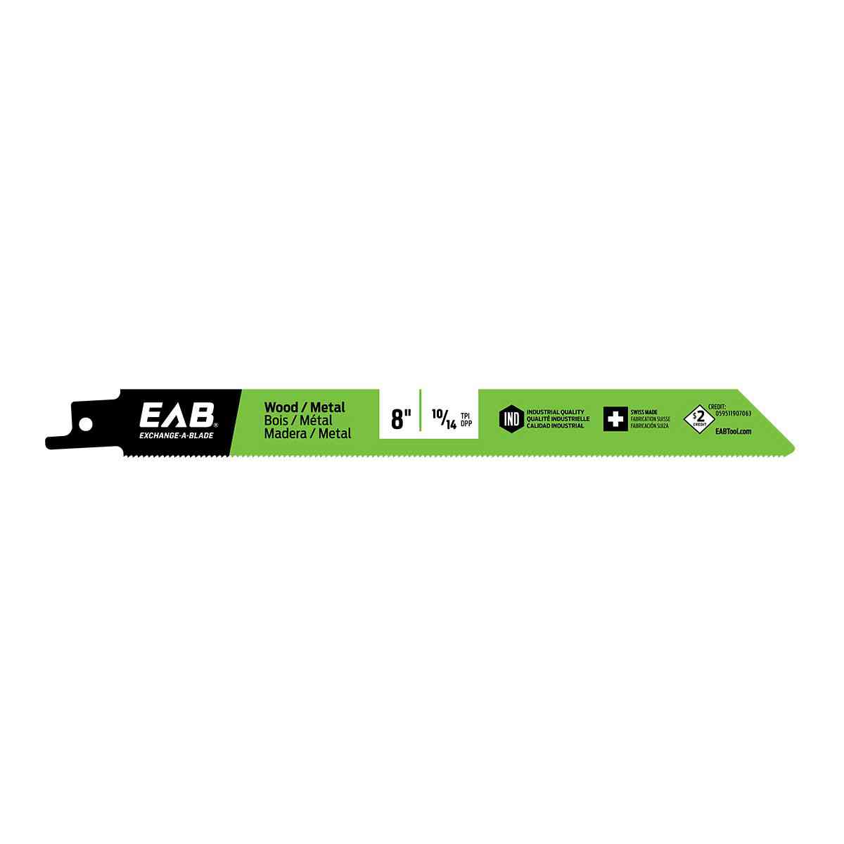 EAB Combo 8"x10/14T Recip.Blade
11711982 - Ritchie's Building & Flooring Centre