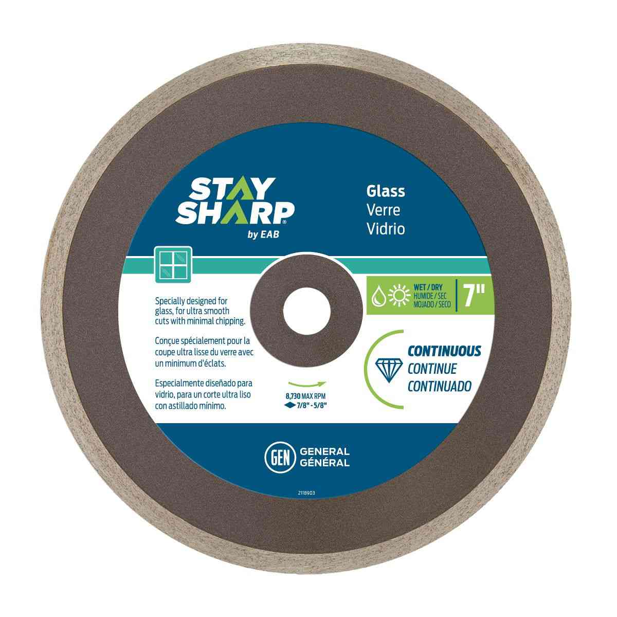 EAB Glass Blade 7" 2118903 - Ritchie's Building & Flooring Centre