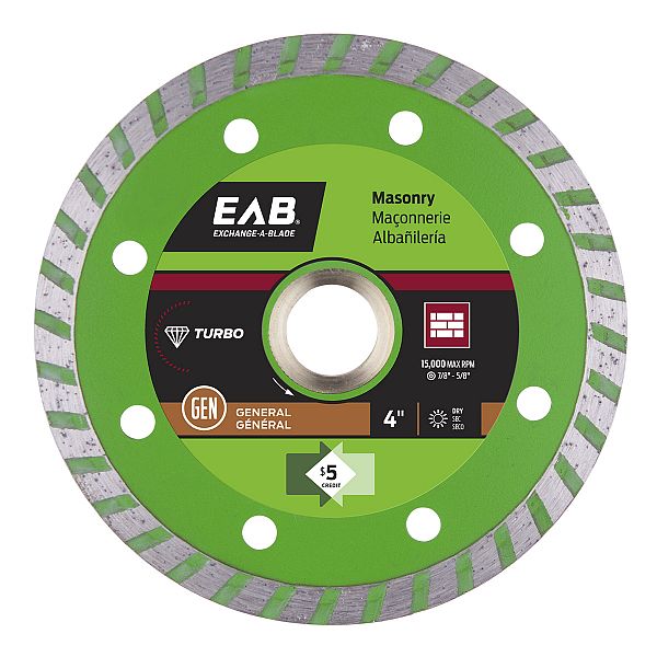 EAB Masonry Turbo 4" 3110002 - Ritchie's Building & Flooring Centre