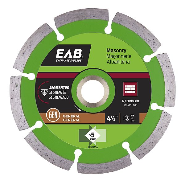 EAB Segmented Mason 4 1/2"
3110052 - Ritchie's Building & Flooring Centre