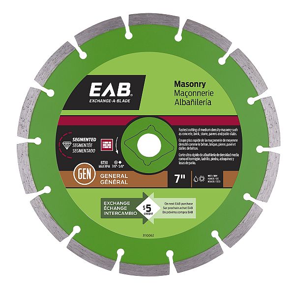 EAB Segmented Masonry 7" 3110062 - Ritchie's Building & Flooring Centre