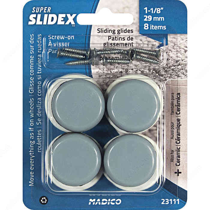 23111 Slidex Screw-On 1 1/4"8PK - Ritchie's Building & Flooring Centre