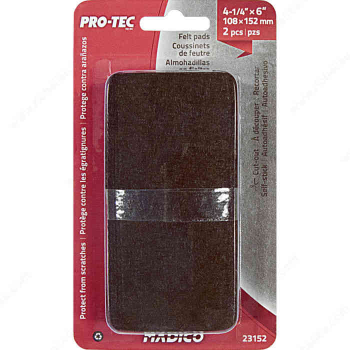 23152 4 1/4"X6"Pro-Tec
Cut-To-Size Felt - Ritchie's Building & Flooring Centre