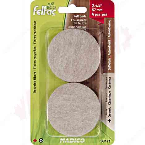 23171 Feltac 2 1/4" Round 4
piece - Ritchie's Building & Flooring Centre