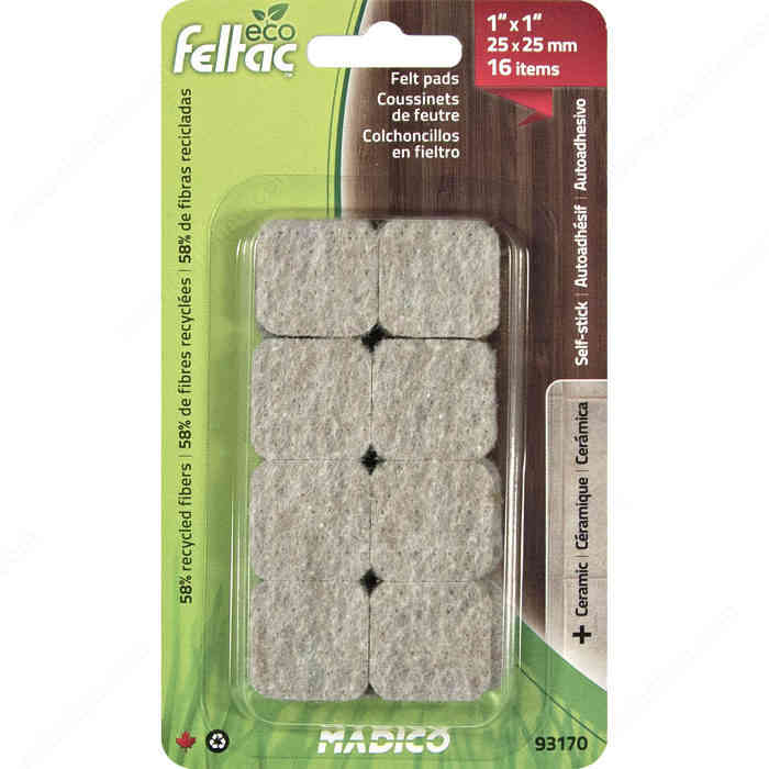 93170 Feltac 1" Square 16 piece - Ritchie's Building & Flooring Centre