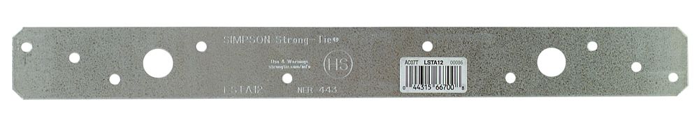 SIMPSON 12" Strap Tie LSTA12 - Ritchie's Building & Flooring Centre