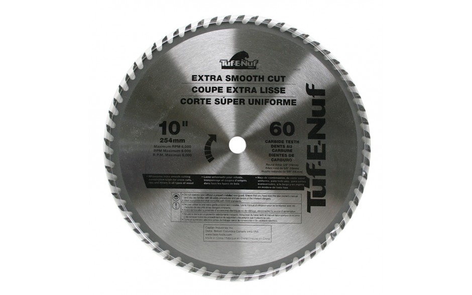 TASK 10" 60T Cross Cutting &
Finishing Blade 04336 - Ritchie's Building & Flooring Centre