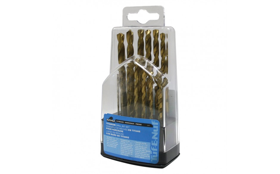 TASK 13 pc. Titanium Drill Bit
Set 09013 - Ritchie's Building & Flooring Centre