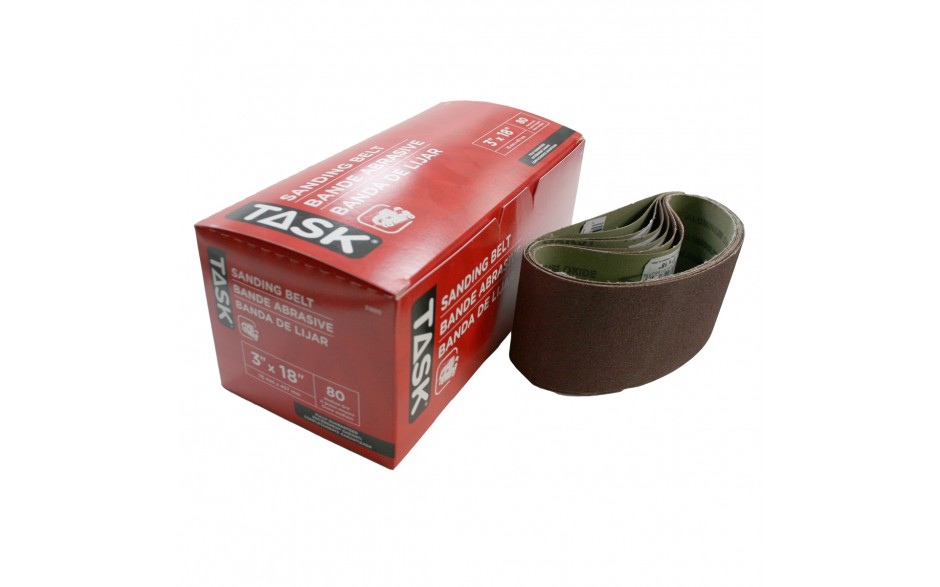 TASK 3" x 18" 80 Grit Sanding Belt 31880 - Ritchie's Building & Flooring Centre