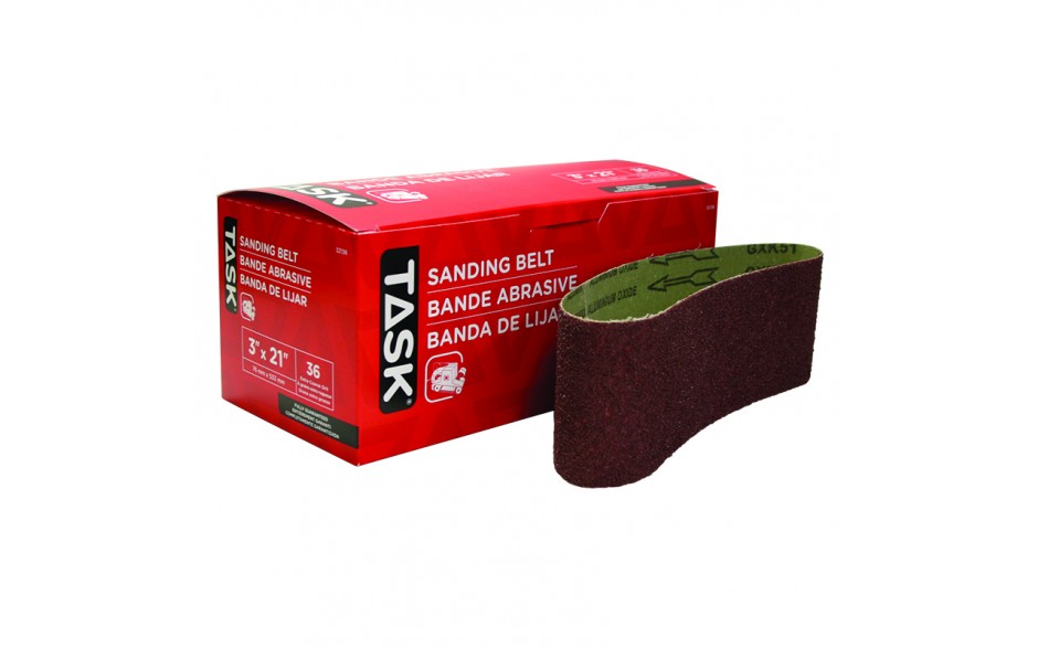 TASK 3" x 21" 36 Grit Sanding Belt 32136 - Ritchie's Building & Flooring Centre