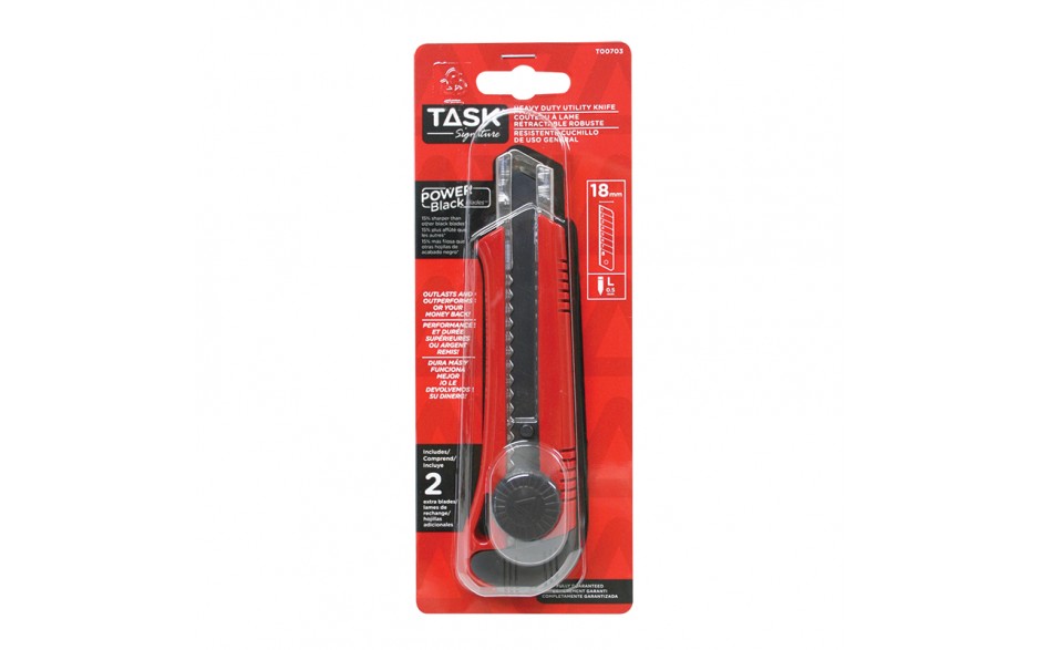 TASK T00703 HD Utility Knife
18mm - Ritchie's Building & Flooring Centre