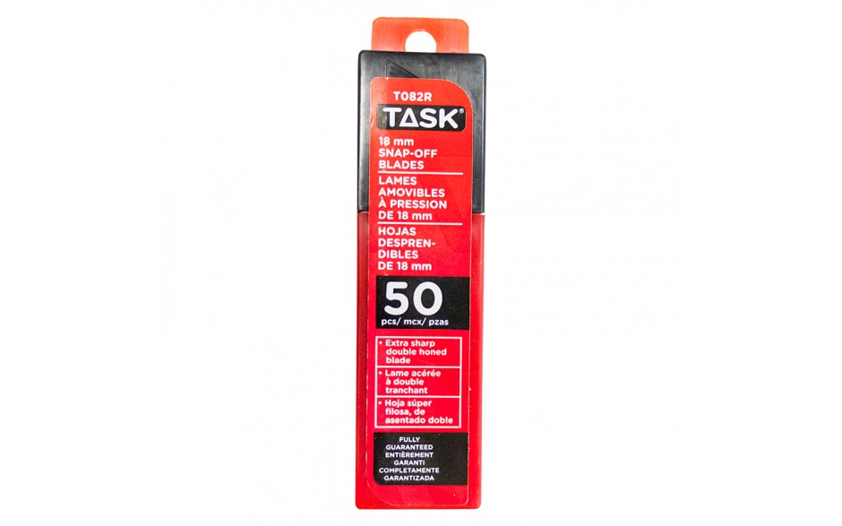 TASK T082R 18mm Snap Off Blades - Ritchie's Building & Flooring Centre