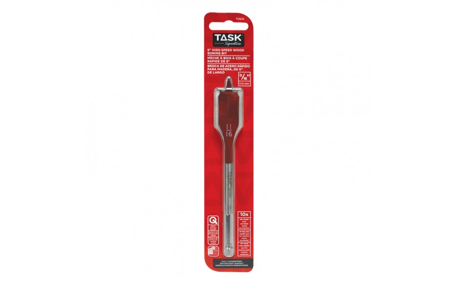 TASK T11625 11/16" High Speed Wood Boring Bit - Ritchie's Building & Flooring Centre