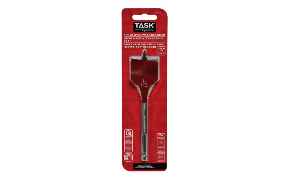 TASK T11643 1-1/2" Wood Boring Bit - Ritchie's Building & Flooring Centre