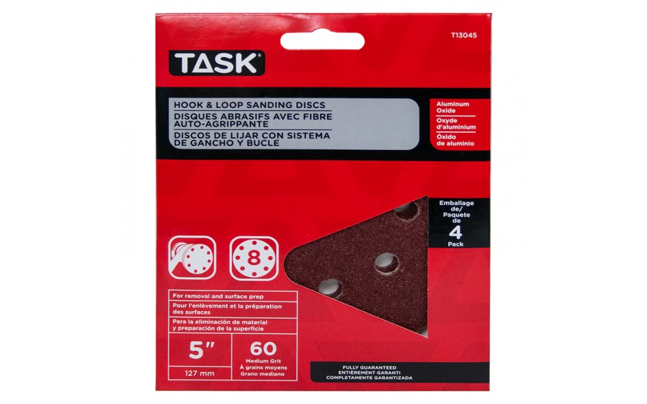T13045 TASK 5" 60 grit Peel &
Stick Sanding disc - Ritchie's Building & Flooring Centre