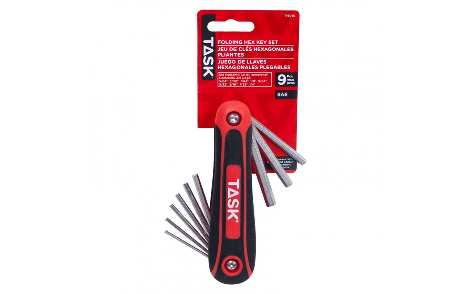 TASK T16015 SAE Hex Key Set
5/16"-1/4" 9 Piece - Ritchie's Building & Flooring Centre