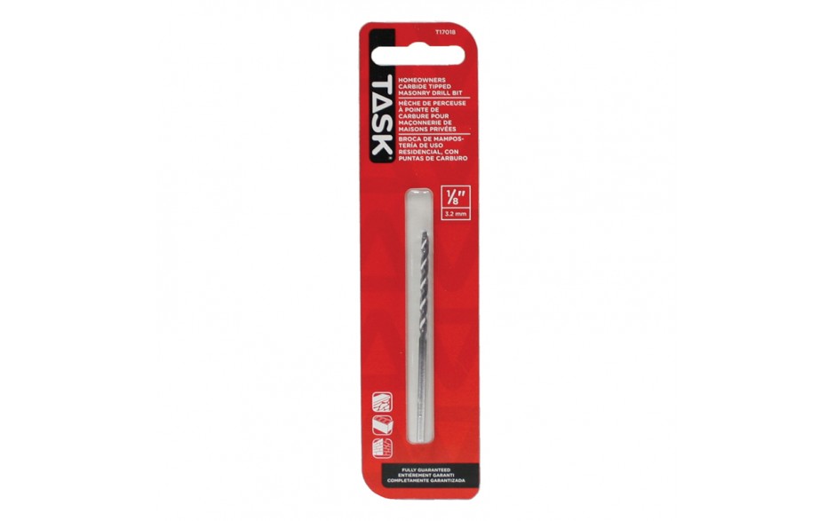 TASK T17018 1/8" Titanium High Speed Drill Bit - Ritchie's Building & Flooring Centre