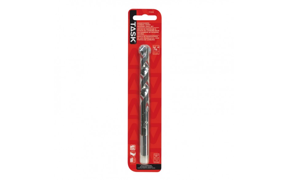 TASK T17916 9/16" Masonry Drill Bit - Ritchie's Building & Flooring Centre