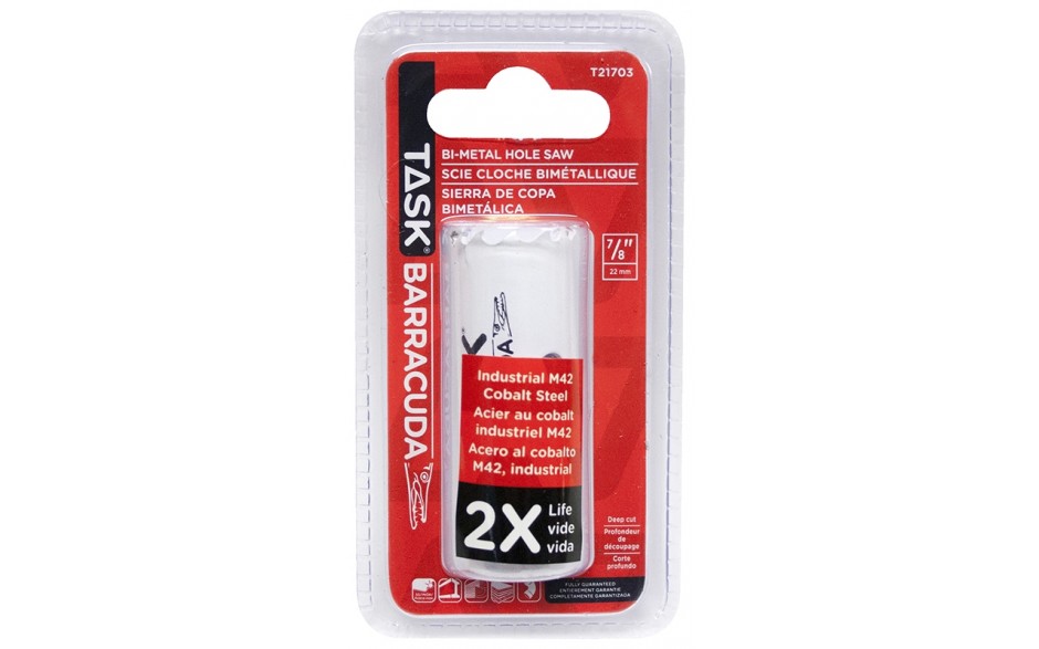 TASK T21703 7/8" Bi-Metal Hole
Saw - Ritchie's Building & Flooring Centre