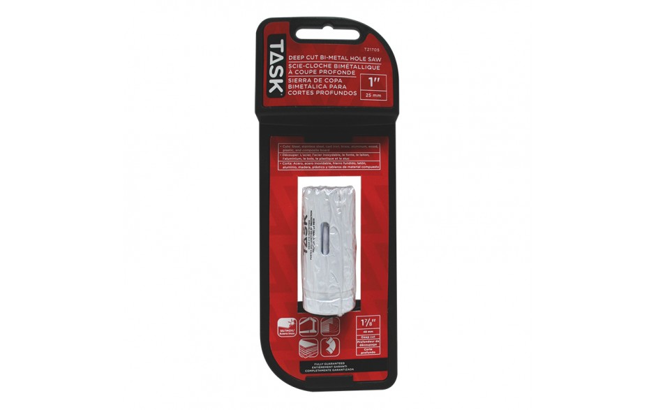 TASK T21705 1" Bi-Metal Hole Saw - Ritchie's Building & Flooring Centre