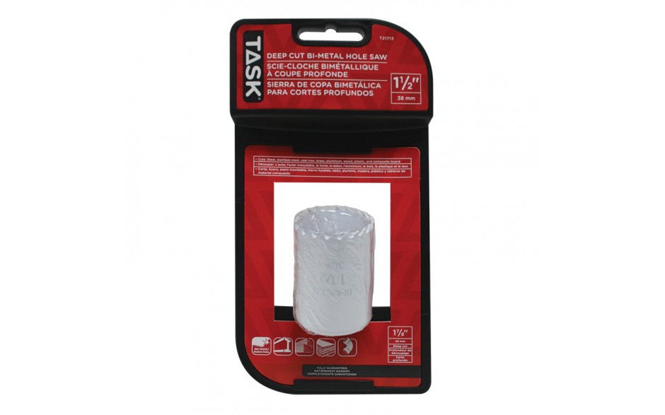 TASK T21713 1-1/2" Bi-Metal Hole
Saw - Ritchie's Building & Flooring Centre