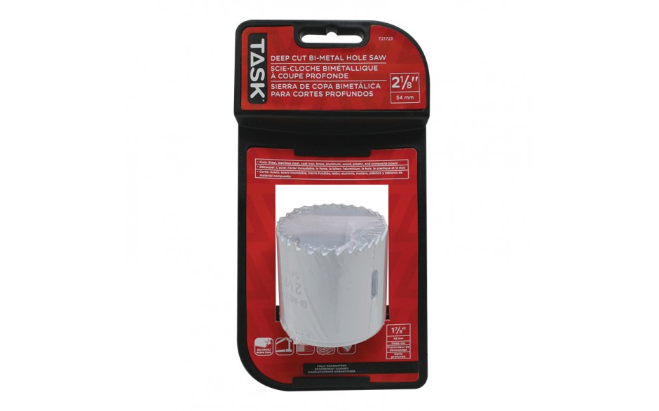 TASK T21723 2-1/8" Bi-Metal Hole
Saw - Ritchie's Building & Flooring Centre