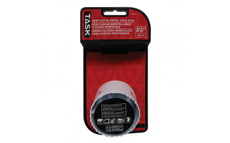 TASK T21727 2-1/2" Bi-Metal Hole
Saw - Ritchie's Building & Flooring Centre