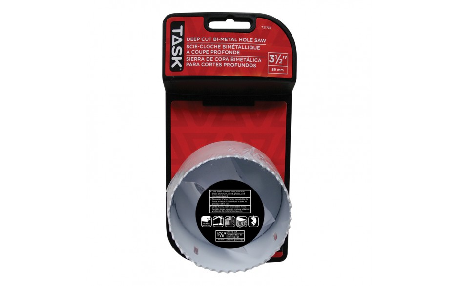 TASK T21739 3-1/2" Bi-Metal Hole
Saw - Ritchie's Building & Flooring Centre